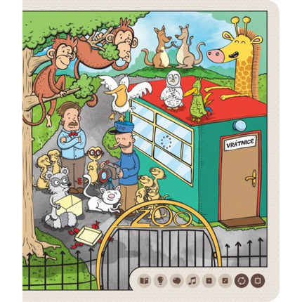 Kouzelné čtení Kniha Zvířátka v ZOO