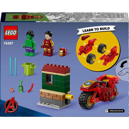 LEGO® Marvel 76287 Iron Man s motorkou a Hulk