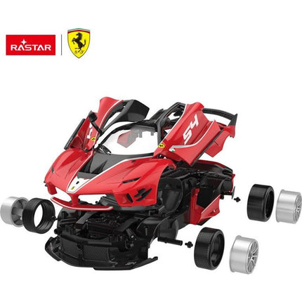 Rastar Stavebnice RC auto 1 : 18 Ferrari červené 84 dílků