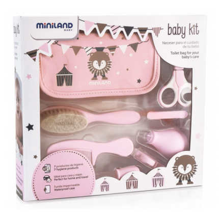 Novorozenecká sada toaletních potřeb Baby Kit Pink