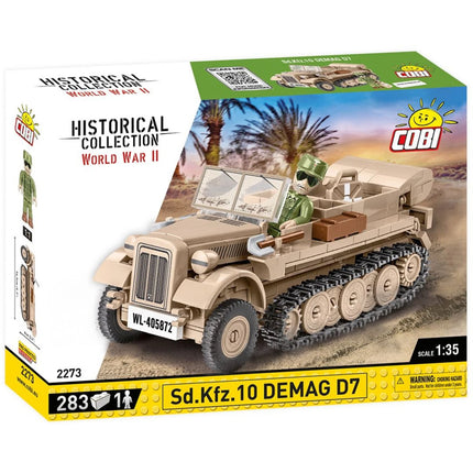 Cobi 2273 II. světová válka Sd. Kfz. 10 Demag 283 dílků
