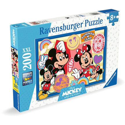 Ravensburger Puzzle: Mickey a Minnie na výletě 200 dílků
