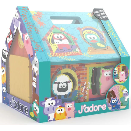 J'ADORE Vkládačka dřevěný farmářský domeček