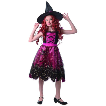 Dětský karnevalový kostým Čarodějnice 110 - 120 cm