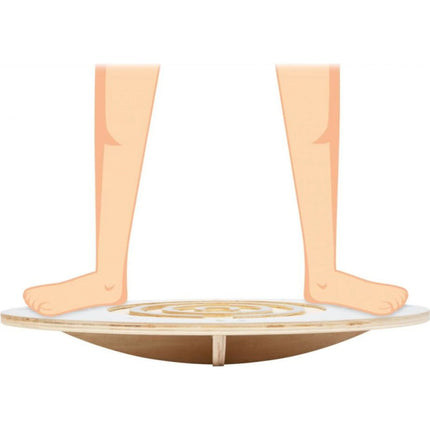 Balanční prkno s bludištěm