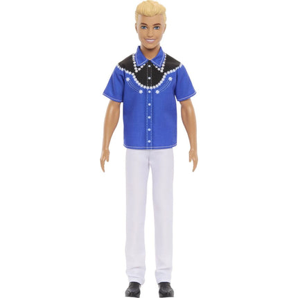 Barbie Model Ken kovbojský obleček HRH25