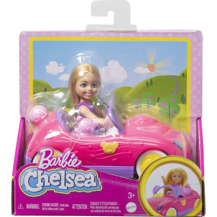 Barbie Chelsea a medvídkové autíčko HXN05