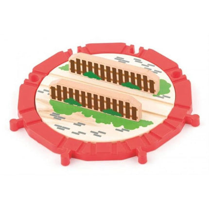 Příslušenství k dráze Velká točna dřevo a plast