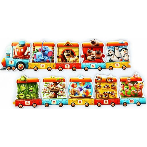 Puzzle naučné Vlak 20 dílků