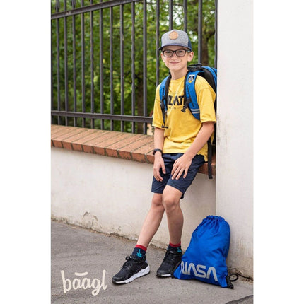Sáček na obuv NASA modrý