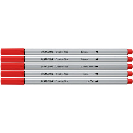 STABILO ARTY Kreativní set 30 ks - Creative Tips CLASSIC - 6 různých barev