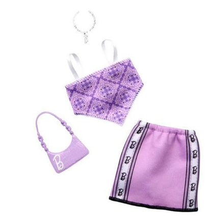 Barbie Obleček s doplňky v praktickém balení HRH37