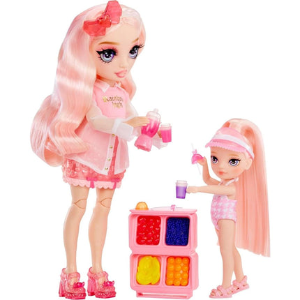 Rainbow High Sada s malou sestřičkou – bazén