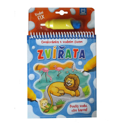 Omalovánka s vodním fixem Zvířata