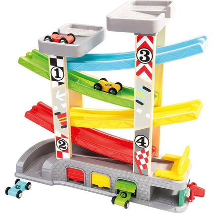 Autodráha s garážemi