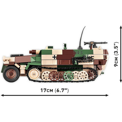 Cobi 2283 II. světová válka Sd. Kfz. 251 9 Stummel 485 dílků
