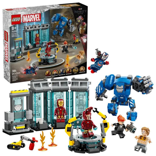 LEGO® Marvel 76315 Iron Man a jeho laboratoř: Síň brnění