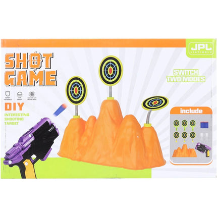 Natahovací pistole s terčem