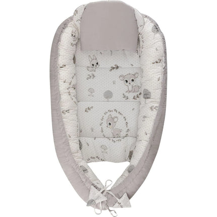 Hagi Hnízdečko s polštářkem soft Koloušek šedá