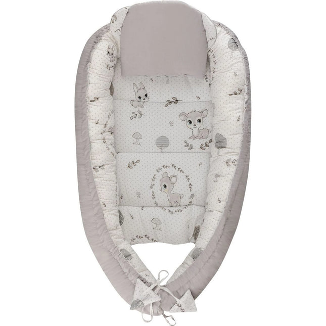 Hagi Hnízdečko s polštářkem soft Koloušek šedá