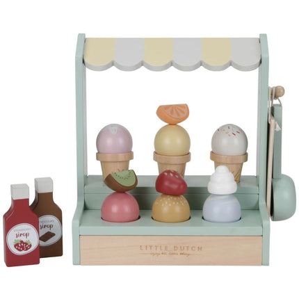 Zmrzlinový stánek dřevěný