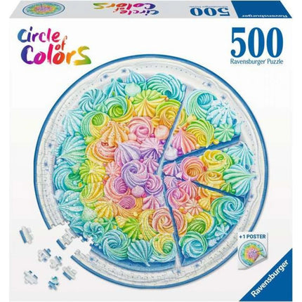 Ravensburger Puzzle: Duhový dort 500 dílků