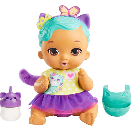 My Garden Baby™ Miminko modro-fialové koťátko