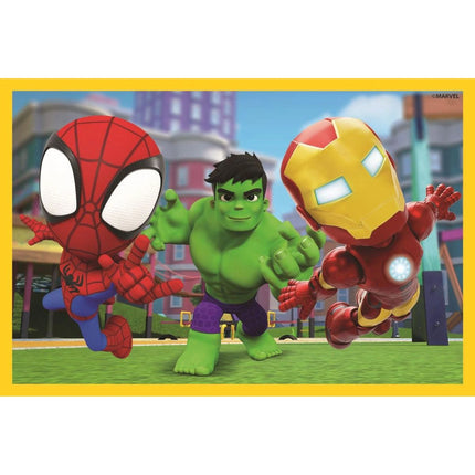 Puzzle Spidey and his amazing friends Obrázkové kostky 6 ks