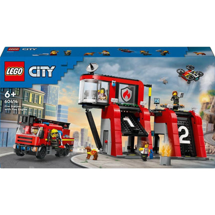 LEGO® City 60414 Hasičská stanice s hasičským vozem