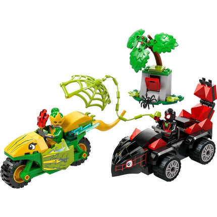 LEGO® Marvel Spidey a jeho úžasní přátelé 11198 Spin, Electro a naháněčka s dinosauřím vozidlem
