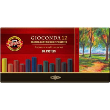 KOH-I-NOOR Sada olejových uměleckých kříd Gioconda 12 ks