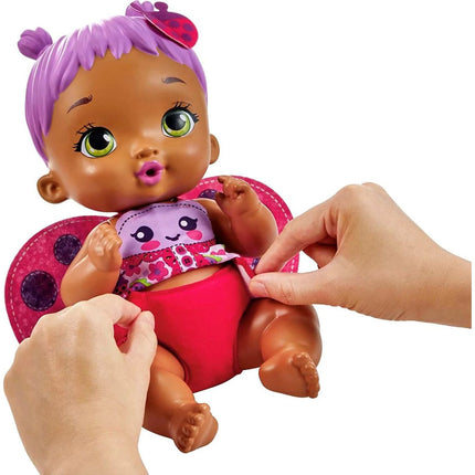 My Garden Baby™ Miminko fialová beruška 30 cm